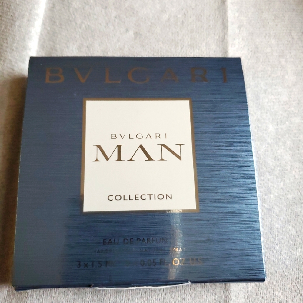 New Bulgari Man Collection 3 Spray vials x 1.5ml each